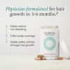 Nutrafol Women's Balance Hair Growth Supplements, Ages 45 and Up, Clinically Proven for Visibly Thicker Hair and Scalp Coverage, Dermatologist Recommended - 1 Month Supply - Image 2